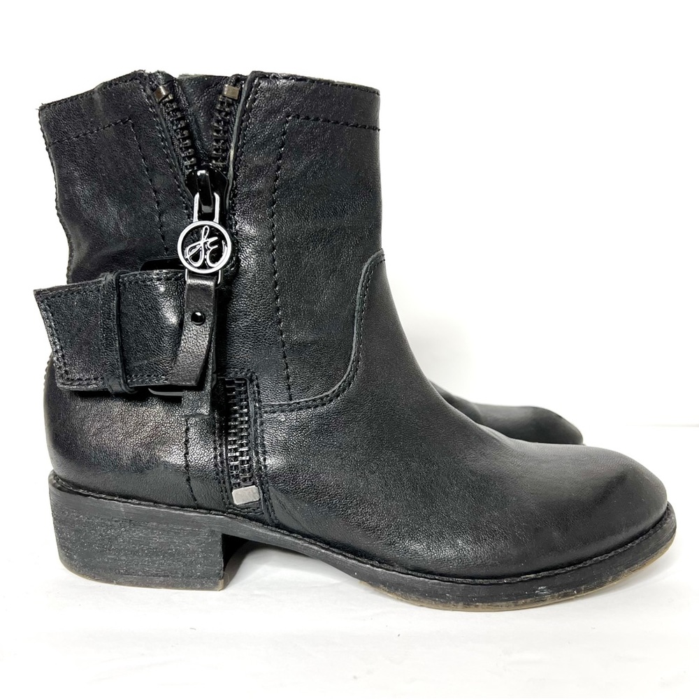 Sam Edelman Black Leather Ankle Bootie “Kacey”